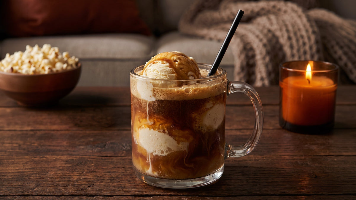 Halloween In A Glass: Spooky Spiked Espresso Float 🎃